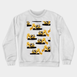 Construction Digger Pattern Crewneck Sweatshirt